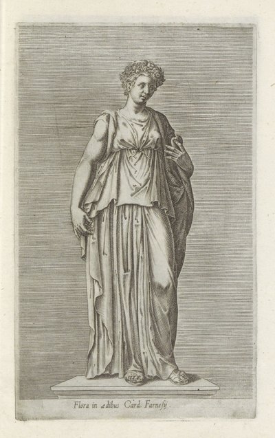 Sculptuur van Flora door Anonymous