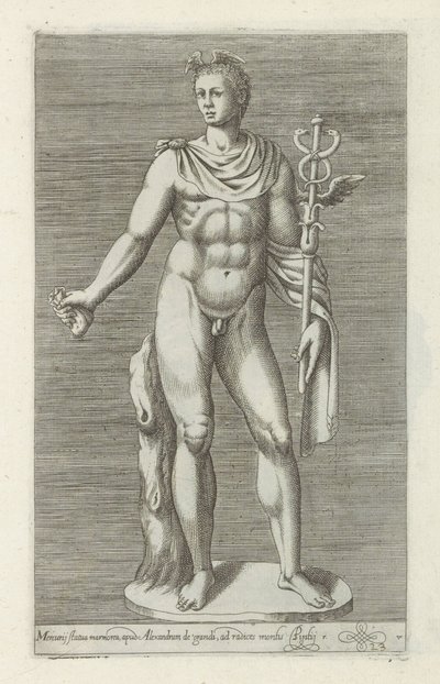 Sculptuur van Mercurius door Anonymous