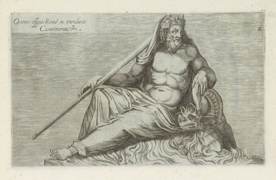 Sculptuur van Oceanus door Anonymous