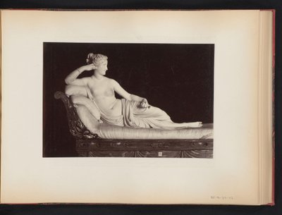Sculptuur van Pauline Borghese-Bonaparte als Venus Victrix door Anonymous