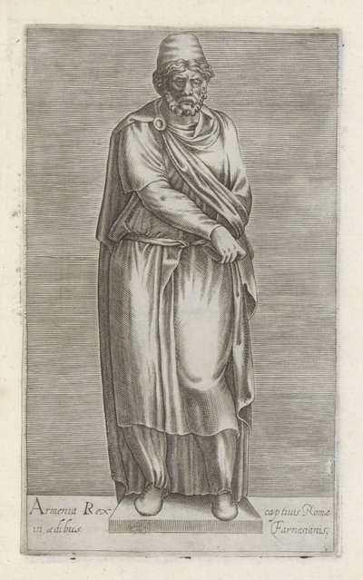 Sculptuur van een barbaarse gevangene door Anonymous