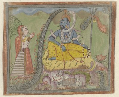Shiva en Parvati door Anonymous