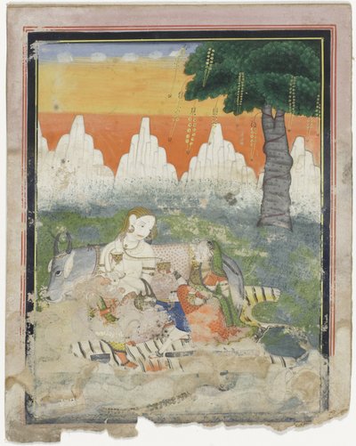 Shiva en Parvati door Anonymous