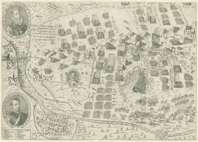 Slag bij Nieuwpoort, 1600 door Anonymous