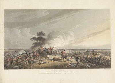 Slag bij Waterloo, 1815 door Anonymous