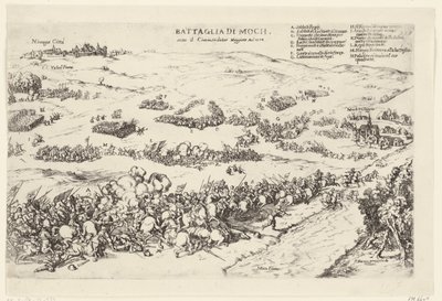 Slag op de Mookerheide, 1574 door Anonymous