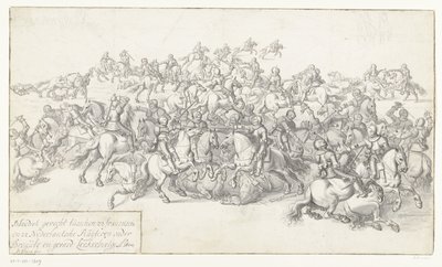 Slag van Lekkerbeetje, 1600 door Anonymous