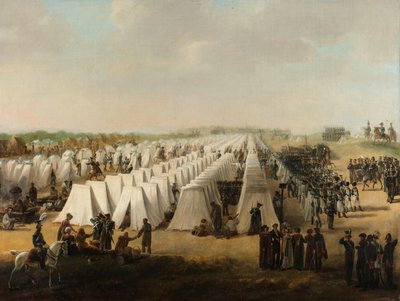 Het legerkamp te Rijen door Anonymous