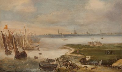 De Nederlandse Nederlaag bij Blokkersdijk, nabij Antwerpen, 1605 door Anonymous