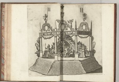Toneel met de smidse van Vulcanus, 1594 door Anonymous