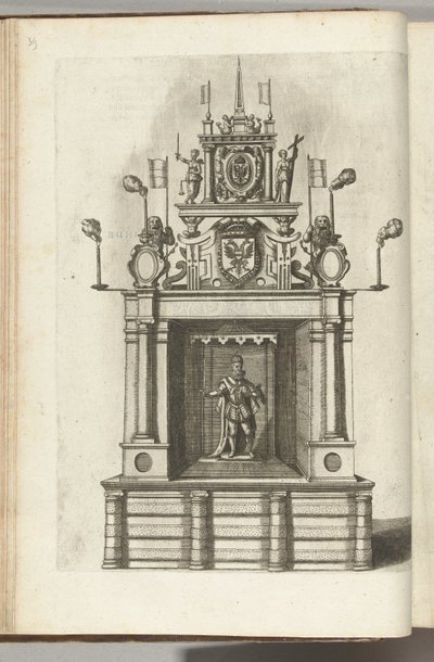 Toneel met keizer Ferdinand I, 1594 door Anonymous