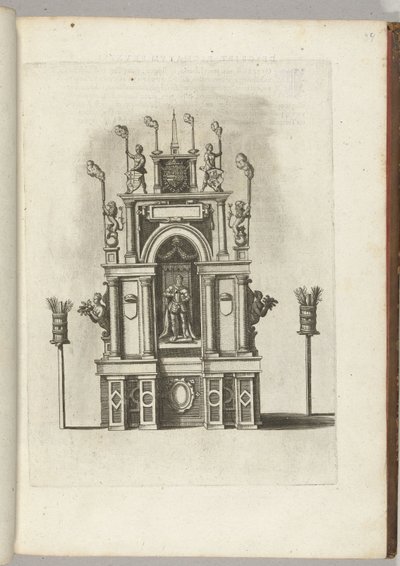 Toneel met keizer Maximiliaan II door Anonymous