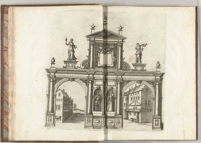 Toneel met keizer Maximiliaan I en Maria van Bourgondië, 1594 door Anonymous