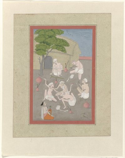 Vechtende yogi