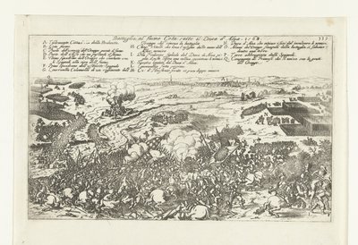 Veldslag aan de rivier de Gete, 1568 door Anonymous