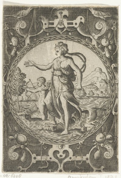 Venus en Cupido door Anonymous