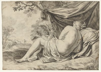 Venus en Cupido door Anonymous