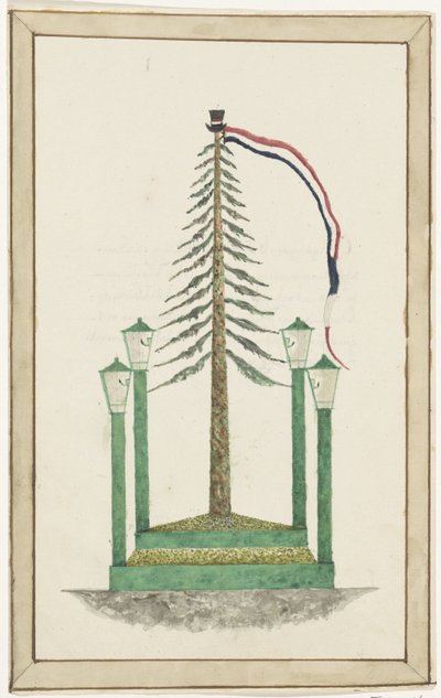 Vrijheidsboom geplant te Middelburg, 1795 door Anonymous