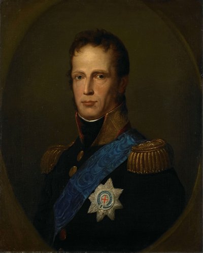 Willem I, soeverein vorst van de Verenigde Nederlanden, later koning der Nederlanden door Anonymous