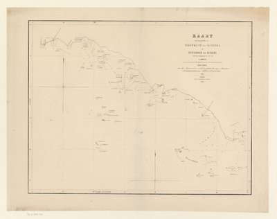 Zeekaart van een deel van de westkust van Sumatra door Anonymous