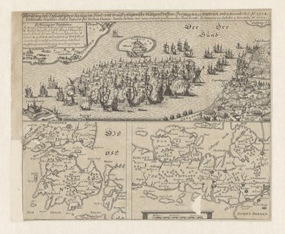 Zeeslag in de Sont, 1658 door Anonymous