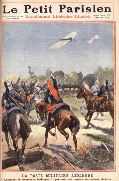 Luchtpost: hoe luitenant Georges Bellenger (1878-1977) zijn rapport naar generaal Meunier stuurde, voorpagina van de krant 