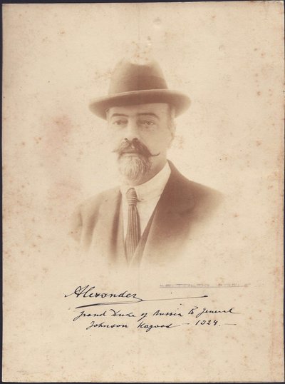 Grootvorst Alexander Michailovitsj van Rusland (1866-1933), Anoniem. Foto door Anonymous Anonymous