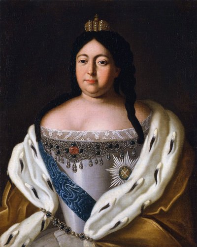Portret van keizerin Anna Ioannovna door Anonymous Anonymous