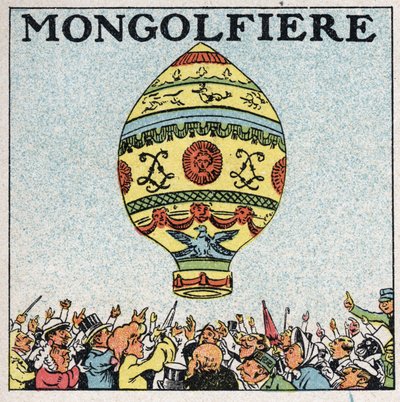Ballonnen: de ballon van de gebroeders Montgolfier op 19 september door Anonymous Anonymous
