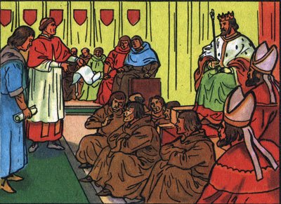Bed van gerechtigheid om Karel de Slechte (Karel van Navarra) te berechten door Anonymous Anonymous