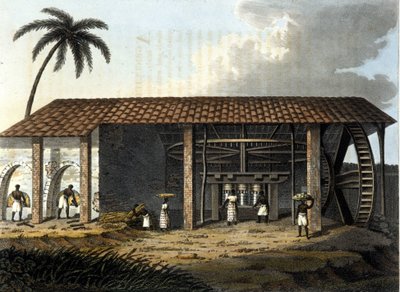 Brazilië, suikerfabriek - in The Old and Modern Costume 1819-1820 door Dr. Jules Ferrario, uitgever Milaan. door Anonymous Anonymous