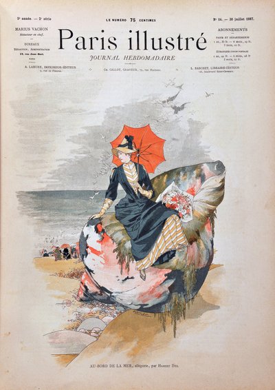 Aan zee, allegorie door Habert Dys door Anonymous Anonymous