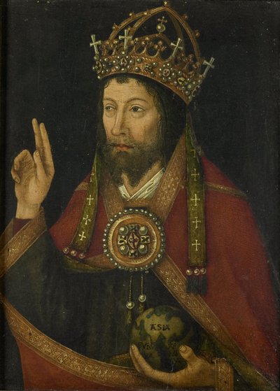 Christus als Salvator Mundi door Anonymous Anonymous