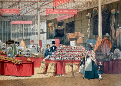 Koloniale Producten Paviljoen op de Wereldtentoonstelling van Londen. 1851. Londen, Victoria and Albert Museum door Anonymous Anonymous