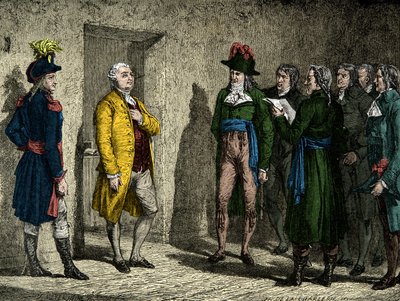 Dominique Joseph Garat (1749-1833) bracht koning Lodewijk XVI op 20 januari op de hoogte van het doodvonnis door Anonymous Anonymous