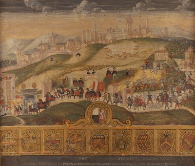 Hertog Cosimo I de Medici arriveert in Siena door Anonymous Anonymous
