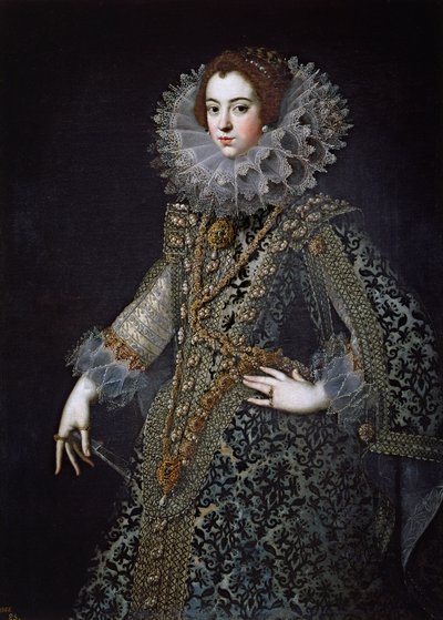 Portret van Elisabeth van Frankrijk, koningin-gemalin van Spanje door Anonymous Anonymous