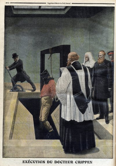 Executie van dokter Crippen (illustratie uit 