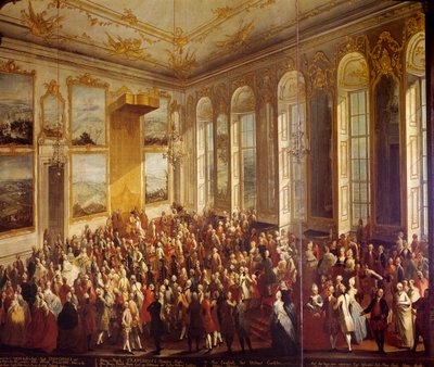 Feest ter gelegenheid van het eeuwfeest van de oprichting van de Militaire Orde van Maria Theresia I in 1857 door Anonymous Anonymous