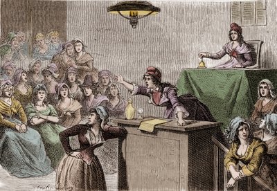 Franse Revolutie 1789 - 1799, politiek vrouwenclub door Anonymous Anonymous