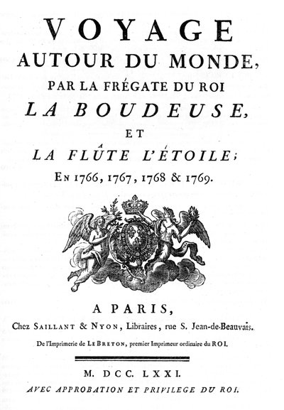 Frontispice van 1771 van het boek 