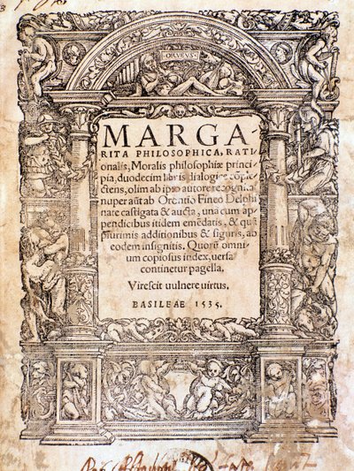 Frontispice van de Margarita Philosophica door Anonymous Anonymous