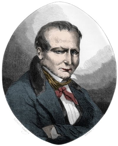 Giuseppe Marco Fieschi, de hoofdconspirator in een aanslag op het leven van koning Louis-Philippe van Frankrijk in juli 1835 door Anonymous Anonymous