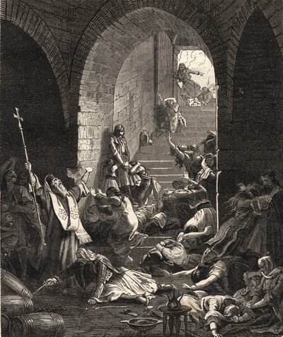 Onafhankelijkheidsoorlog van Griekenland. Inname van Missolonghi door Ibrahim Pasha, 25 april door Anonymous Anonymous