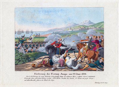 Russisch-Turkse oorlog van 1828-1829 - De val van het Anapa-fort door Anonymous Anonymous