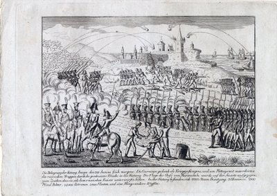 Russisch-Turkse oorlog van 1828-1829 - De belegering van het Anapa-fort op 23 juni door Anonymous Anonymous