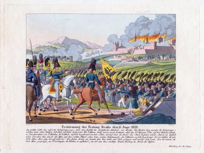 Russisch-Turkse oorlog van 1828-1829 - De bestorming van het Brailov-fort op 15 juni door Anonymous Anonymous