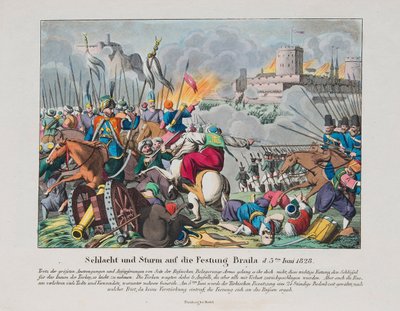 Russisch-Turkse oorlog van 1828-1829 - De bestorming van het Brailov-fort op 15 juni door Anonymous Anonymous