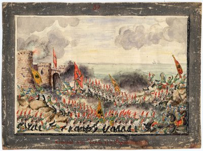 Russisch-Turkse oorlog van 1828-1829: het beleg van Varna in september 1828 door Anonymous Anonymous