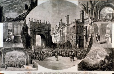 Illustratie voor Francesca da Rimini, opera door Ambroise Thomas door Anonymous Anonymous